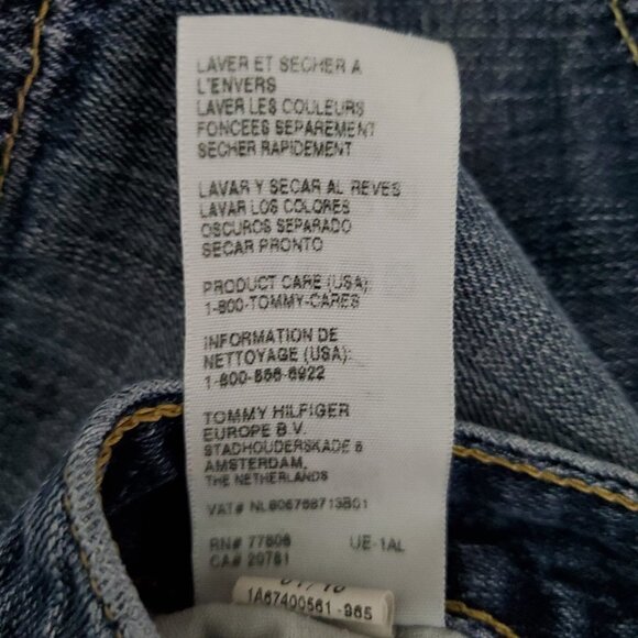 Tommy Hilfiger High Waist Jean Shorts - Picture 6 of 7